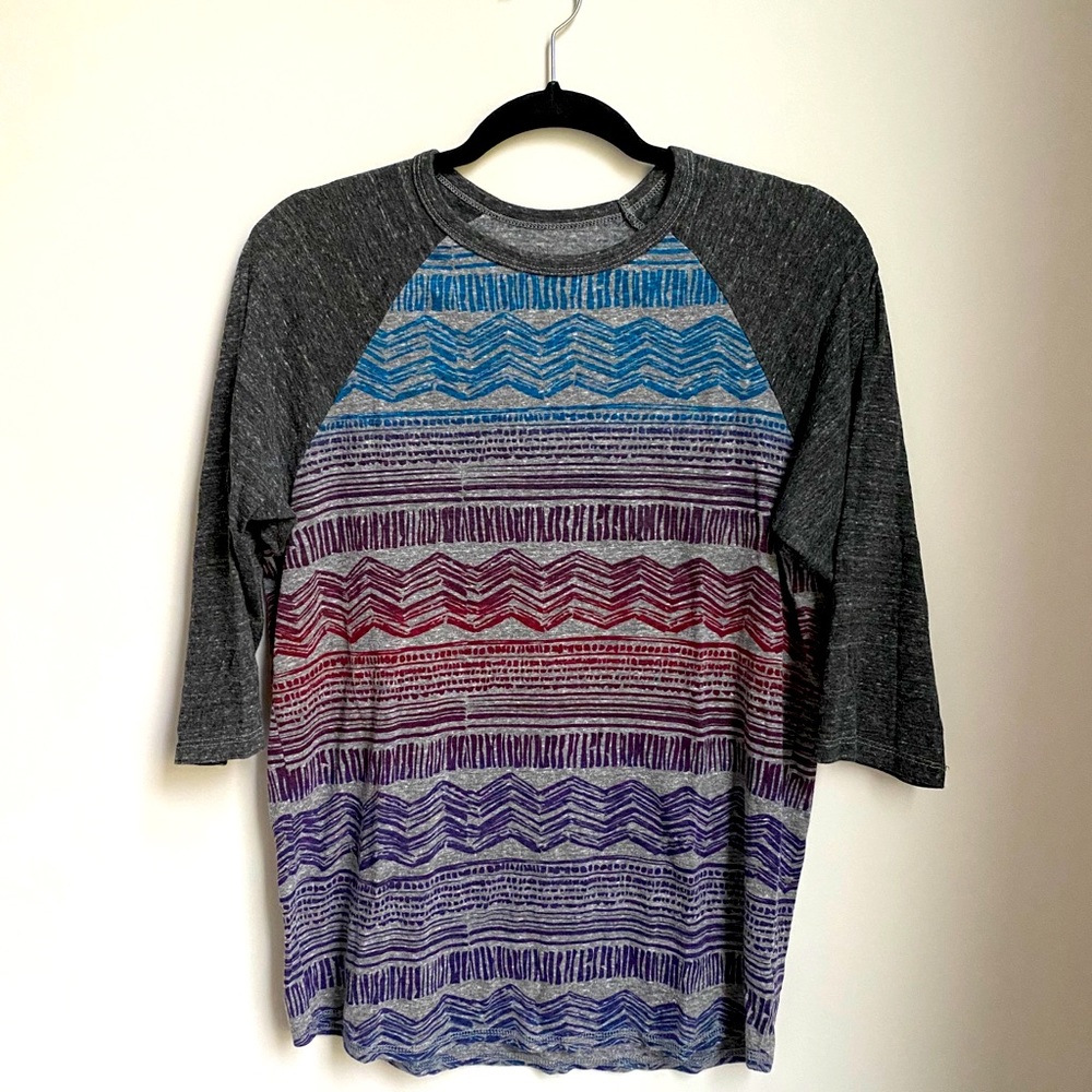 Men’s ON THE BYAS Aztec 3/4 Tee